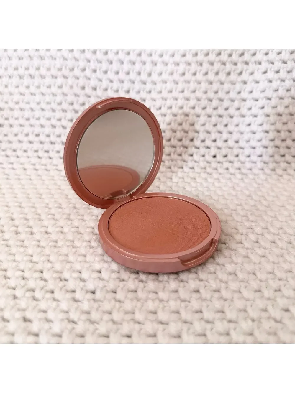 Josie Maran Cosmetics Rosey Blush Pink Compact Mirror New Rare HTF Discontinued